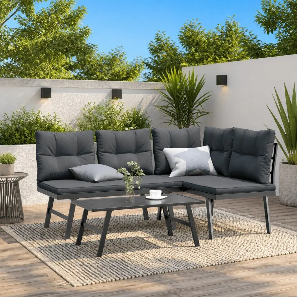Outdoor Garden Bench Set
