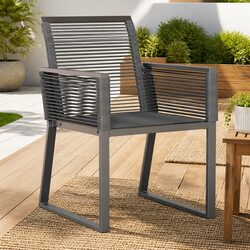 Welcome Comfort with Your 2-Piece Black Garden Chair Set