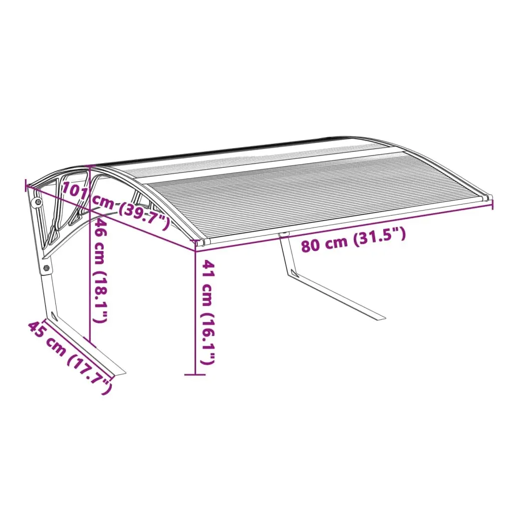 Robot Mower Garage Shelter Canopy Weather Protection 80 x 101 x 46 cm