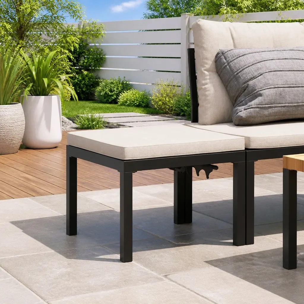 Outdoor Garden Stool with Cushion