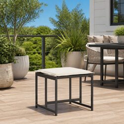 Your New Favorite Black Outdoor Stools with Cushions