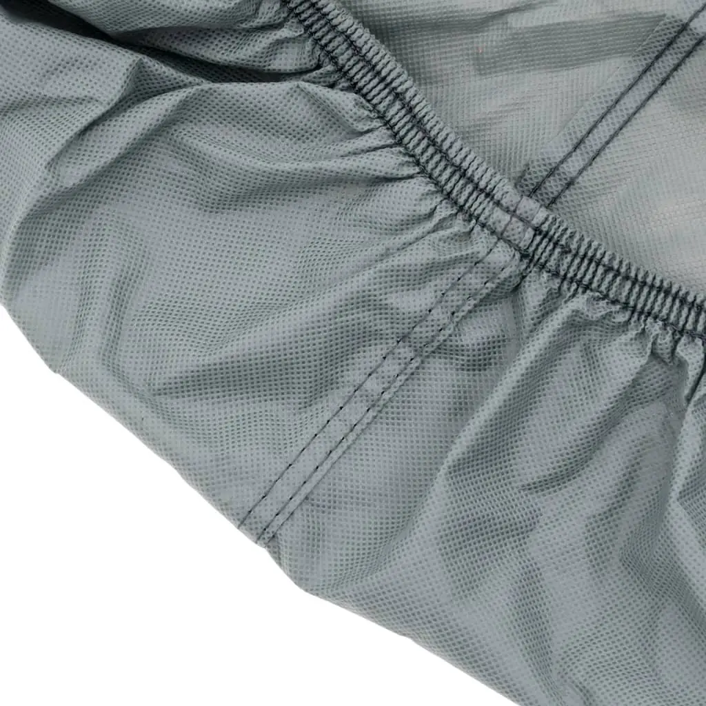 SUV Car Cover Grey Non-Woven Fabric Breathable Windproof L Size