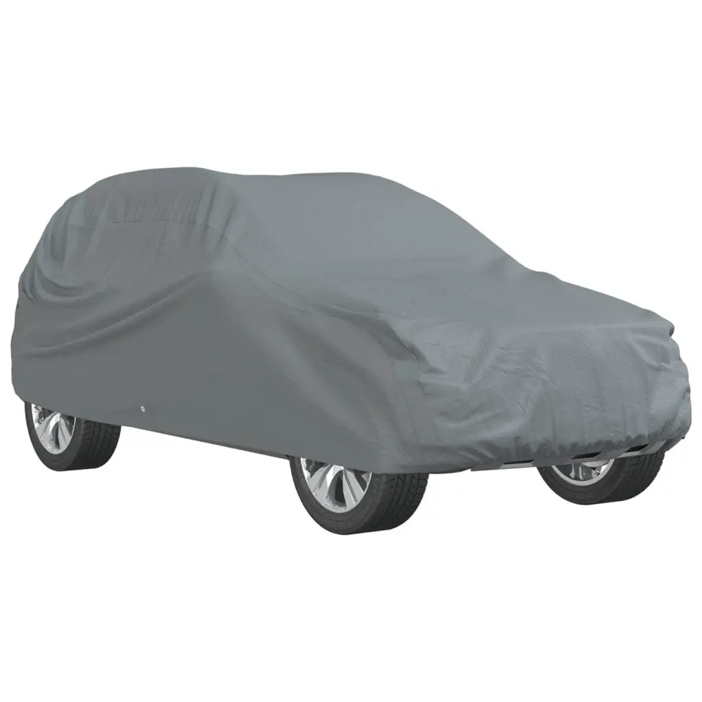 Full Size SUV Car Cover Grey Non-Woven Fabric Breathable Dust Protection