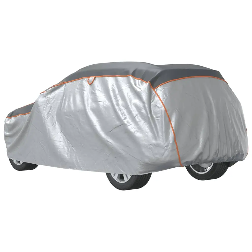 Car Cover SUV Hail Protection Full L Grey Silver UV Rain Snow Dust Storage Bag