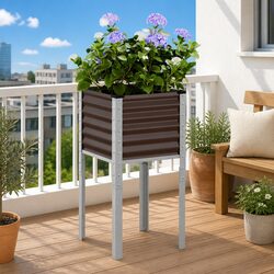 Your New Brown Steel Planter Box for Outdoor Plants