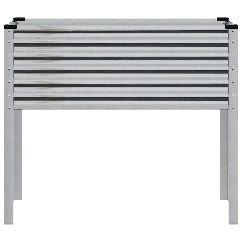 Garden Planter Box Galvanised Steel 100x45x90cm Outdoor Raised Bed