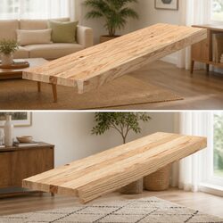 Window Sills 2 pcs Untreated Solid Oak Wood 90x25x2 cm Brown Natural Ledge