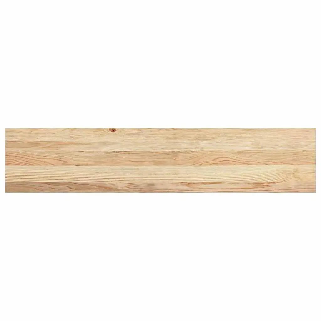 Oak Wood Window Sills Natural Untreated 120x25x2 cm 2 Pieces