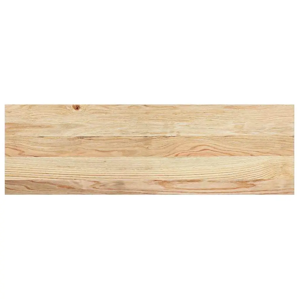 Oak Wood Window Sills Natural Brown Untreated Solid 80x30x2 cm 2 Piece