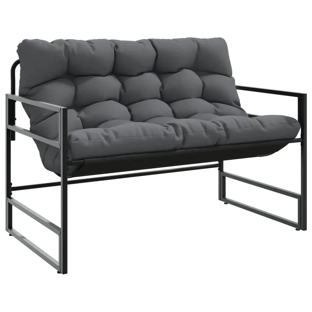 Garden Bench with Cushion for Relaxing Outdoors