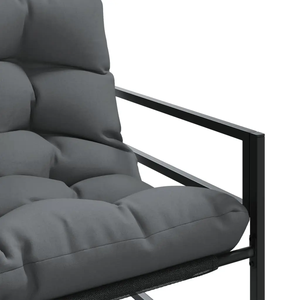 Garden Bench with Cushion for Relaxing Outdoors