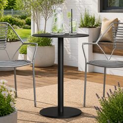Your New Favorite Black Round Garden Table for Outdoors