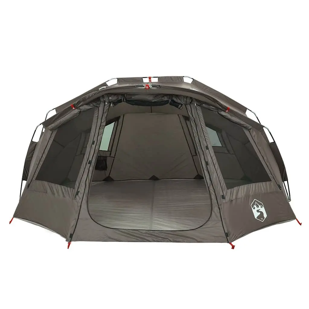 Fishing Tent 5-Person Grey Waterproof Camping Shelter Outdoor Sun Shade