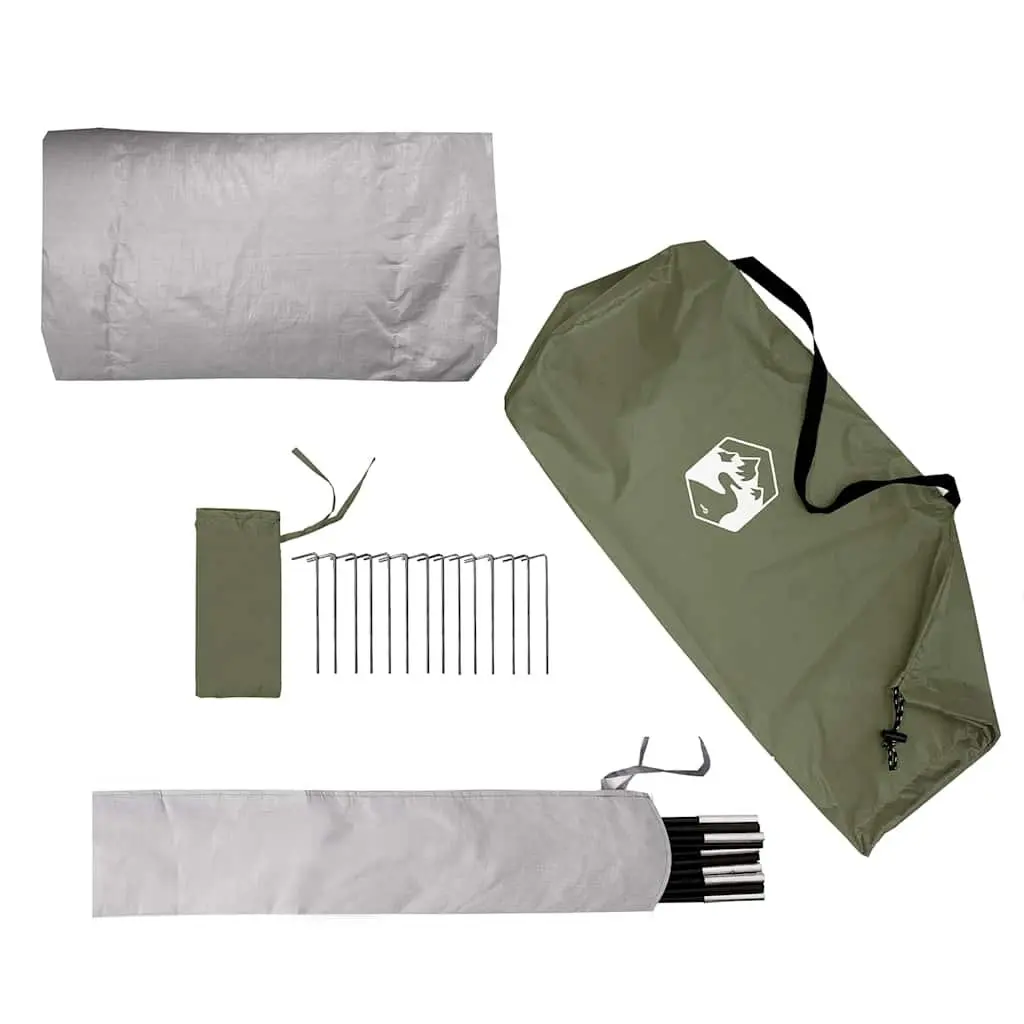 Fishing Tent Waterproof 5-Person Olive Green Outdoor Shelter