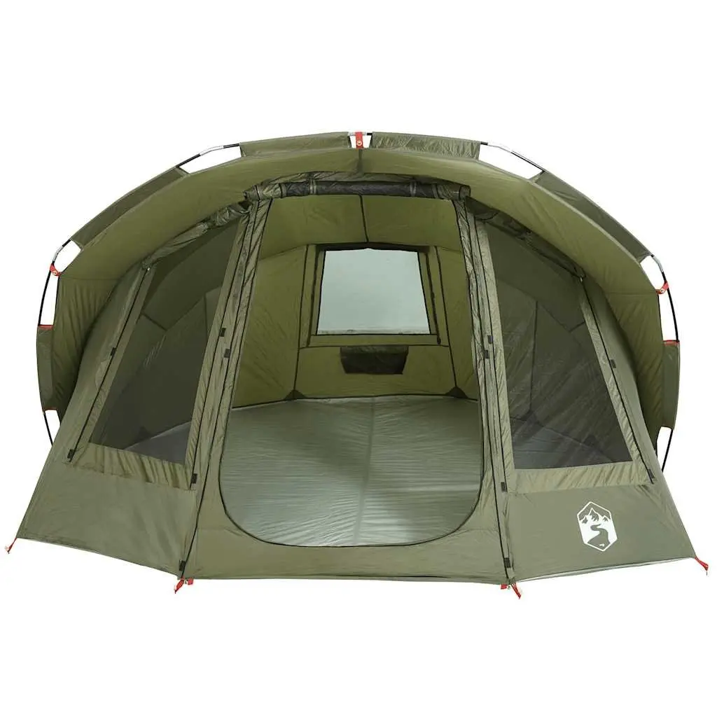 Fishing Tent Waterproof 5-Person Olive Green Outdoor Shelter