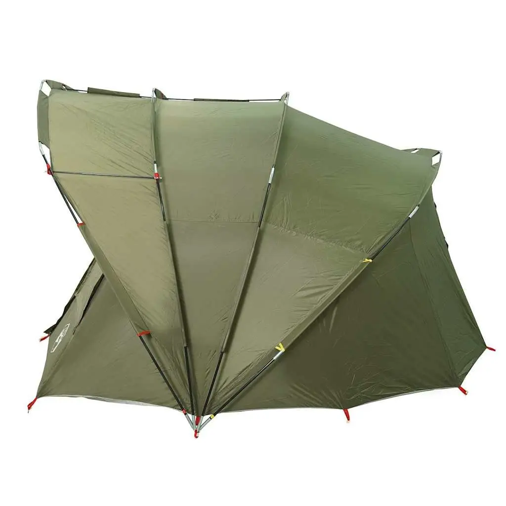 Fishing Tent Waterproof 5-Person Olive Green Outdoor Shelter