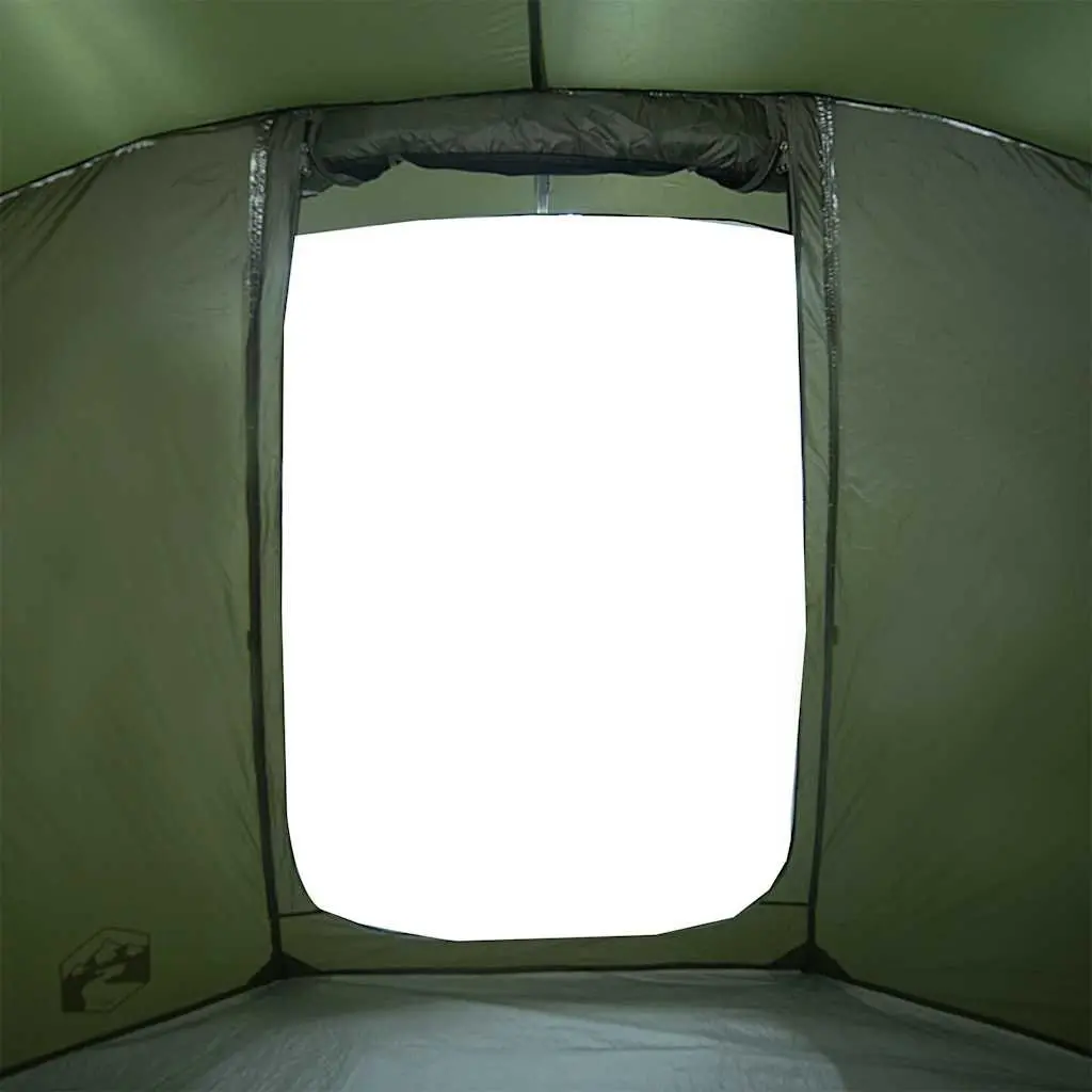 Fishing Tent 4-Person Waterproof Camping Shelter Olive Green Shade Protection