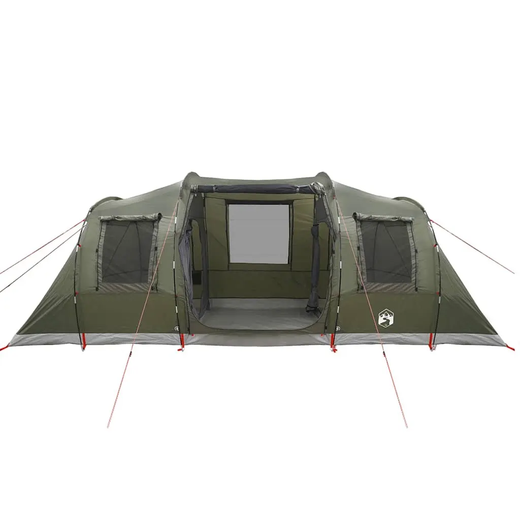 Camping Tent Tunnel 4-Person Waterproof Green Outdoor Adventure Hiking Shelter