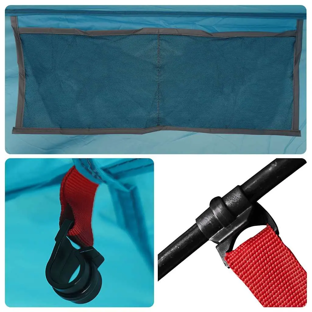 Shower Tent Waterproof Blue Portable Privacy Toilet Changing Room