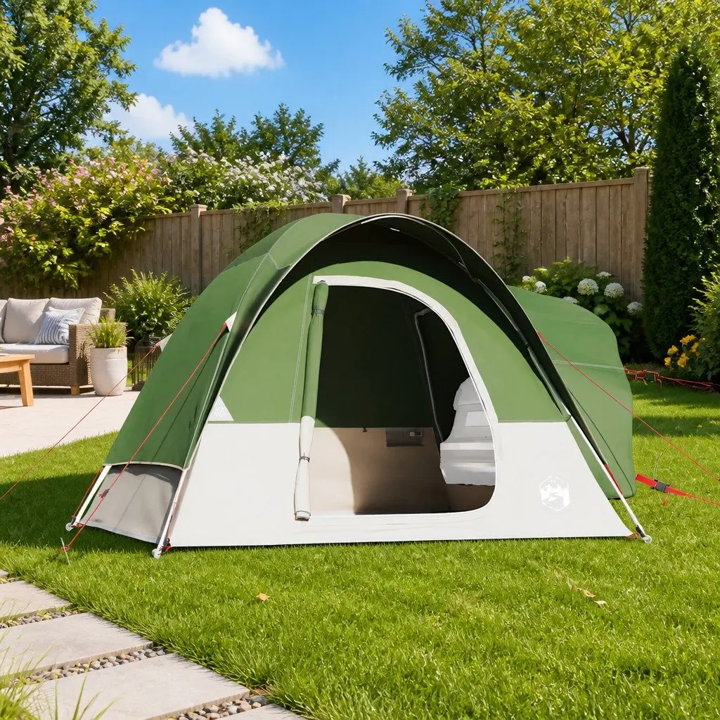 Car Tent Waterproof Green 4-Person Portable Quick Setup Outdoor Shelter