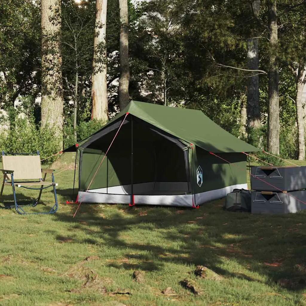 2 Person Tent Waterproof Olive Green with Mesh Ventilation and Mosquito Protection