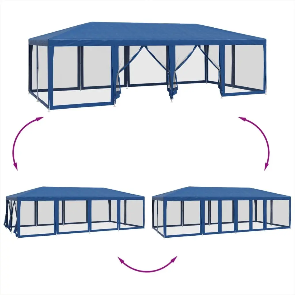 Party Tent Outdoor Gazebo 8x4m with 12 Mesh Sidewalls