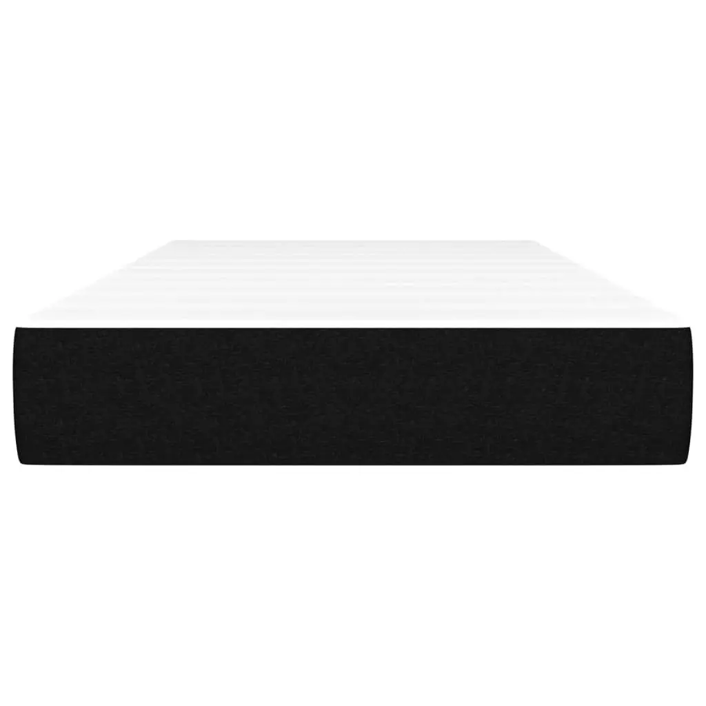 Pocket Spring Bed Mattress King Single 106x203 cm Medium Firmness Black Fabric