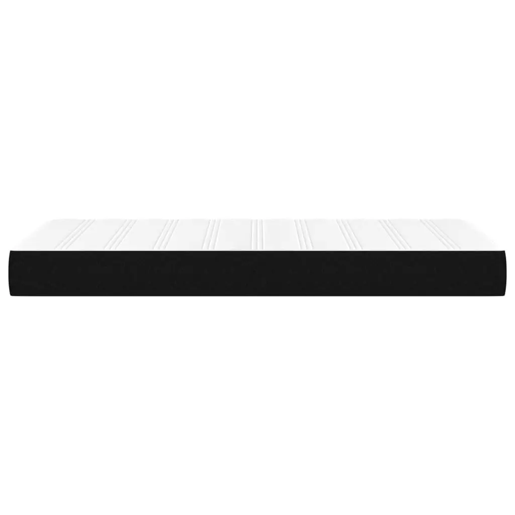 Pocket Spring Bed Mattress King Single 106x203 cm Medium Firmness Black Fabric