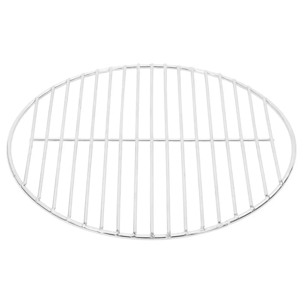 Round Grill Grate Stainless Steel Ø34.5 cm Portable Barbecue Accessory