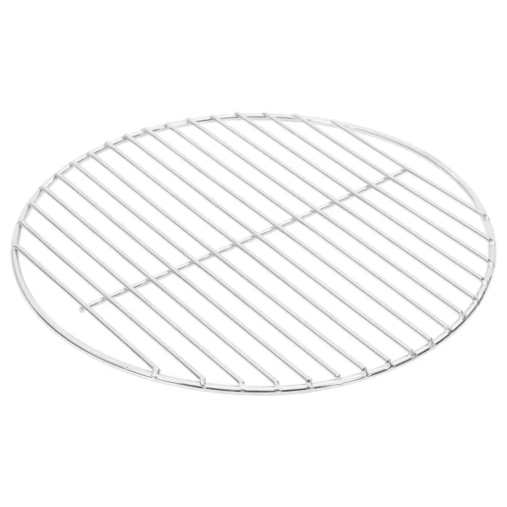 Round Grill Grate Stainless Steel Ø34.5 cm Portable Barbecue Accessory