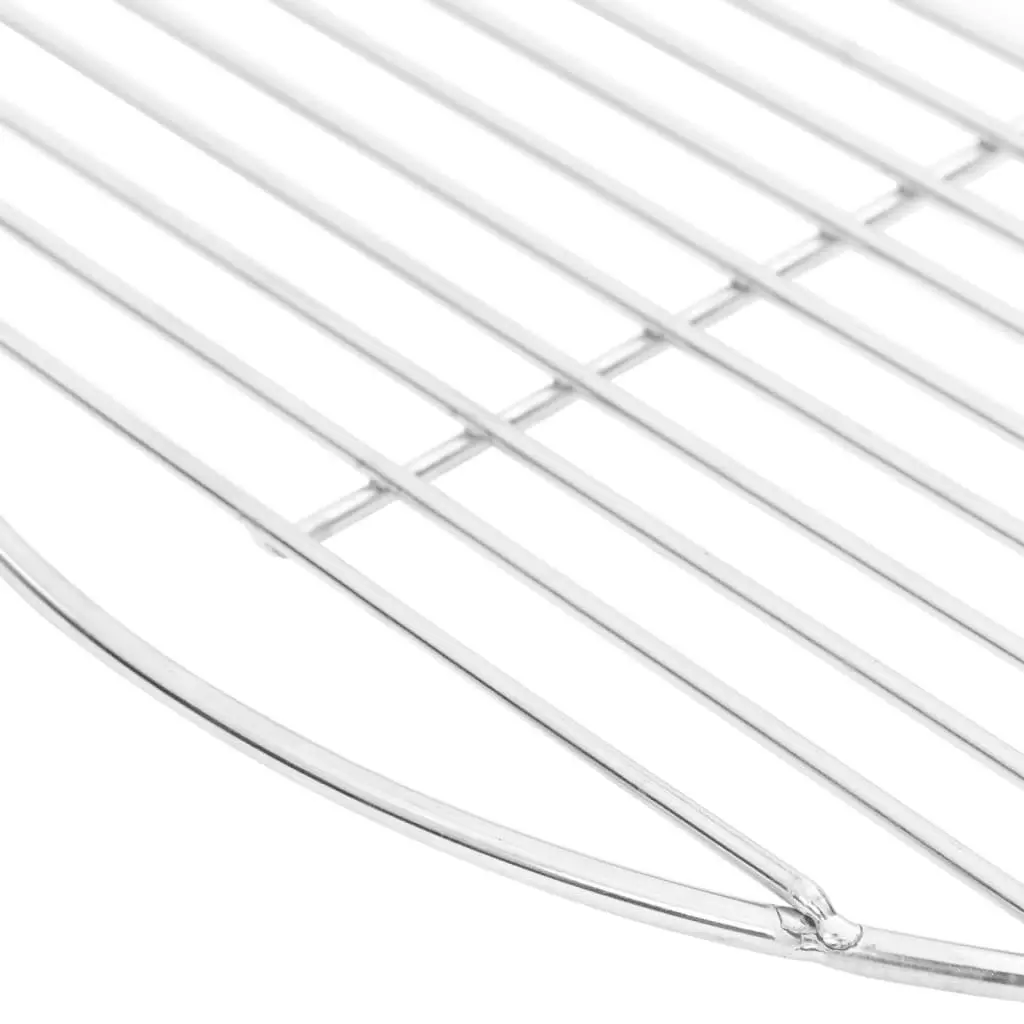 Round BBQ Grill Grate Durable 40 cm Stainless Steel Charcoal Kettle Grill Fire Bowl Barbecue
