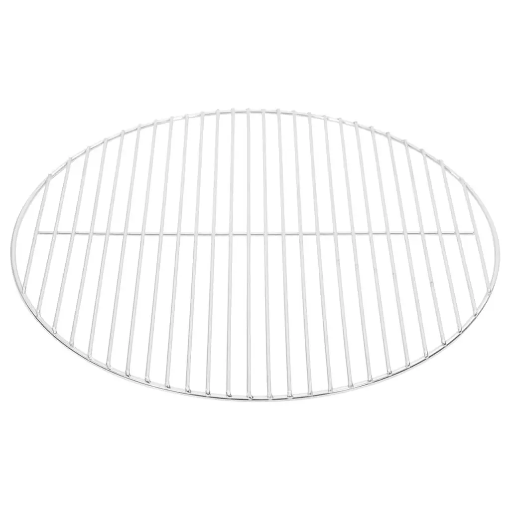 Round Grill Grate Stainless Steel Ø50cm Portable BBQ Grate for Charcoal Kettle Grills Fire Bowls