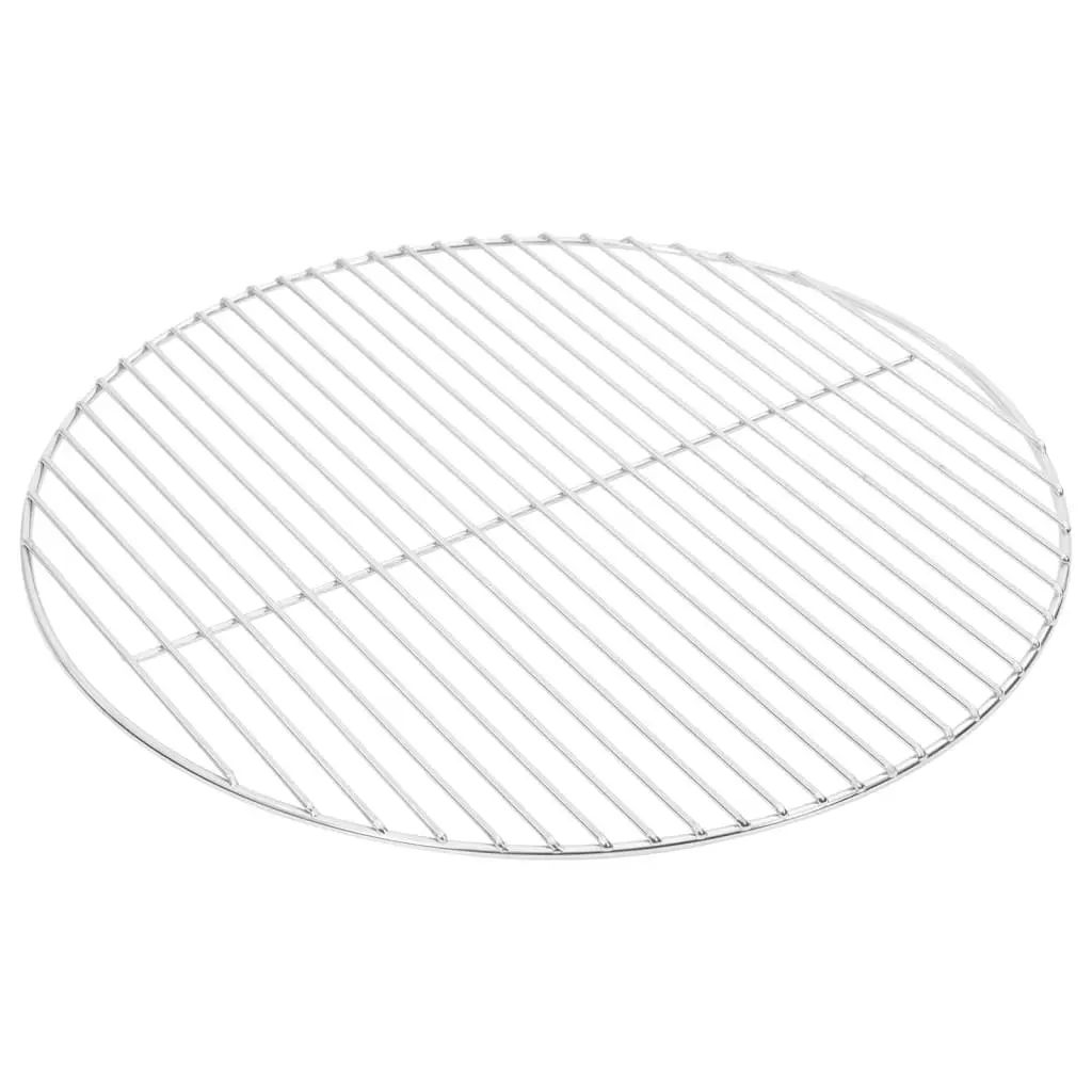 Round Grill Grate Stainless Steel Ø50cm Portable BBQ Grate for Charcoal Kettle Grills Fire Bowls