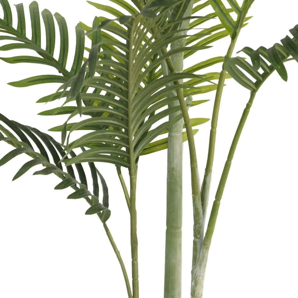 Artificial Palm Tree Realistic Green Foliage 120cm Height Indoor Decorative Plant