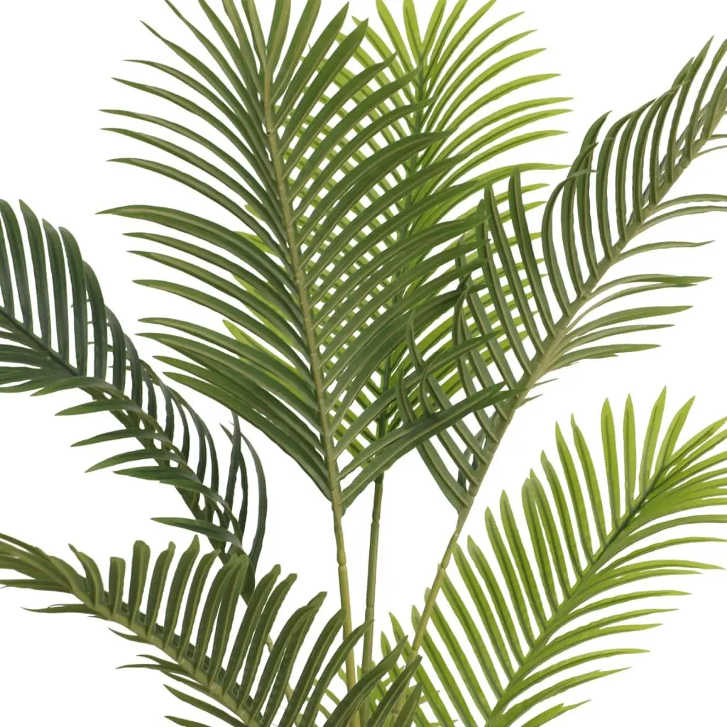 Artificial Palm Tree Realistic Green Foliage 120cm Height Indoor Decorative Plant