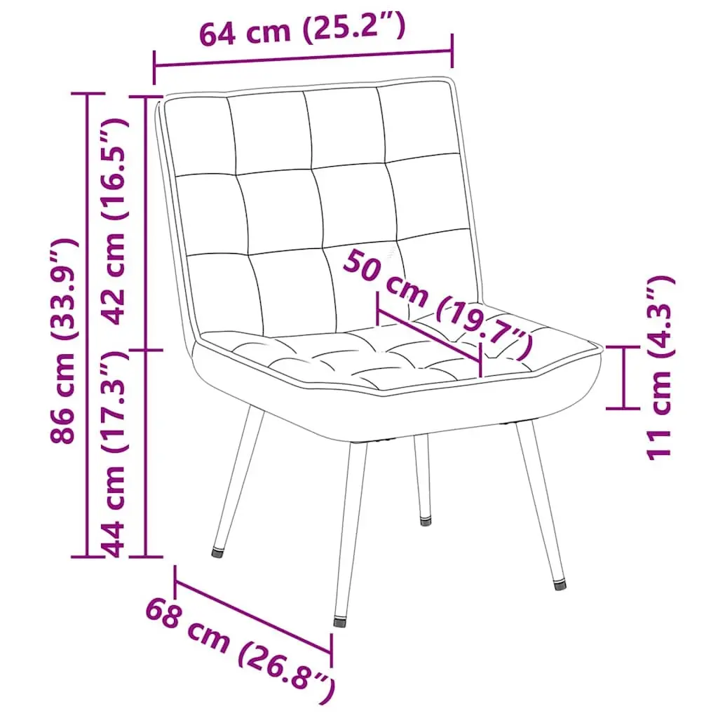 Grey Velvet Chair with Footstool