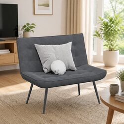 Your New Favourite Grey Velvet Bench Seat