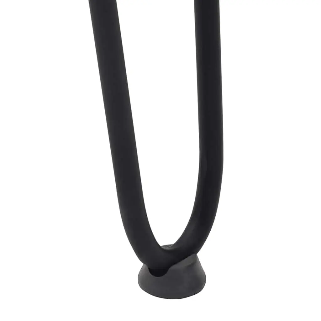 Hairpin Table Legs Black 72cm Steel Set of 4 for Console Coffee Tables