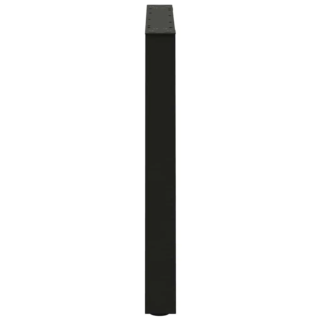 Dining Table Legs V-Shape Black 80x72-73.3cm Steel Adjustable