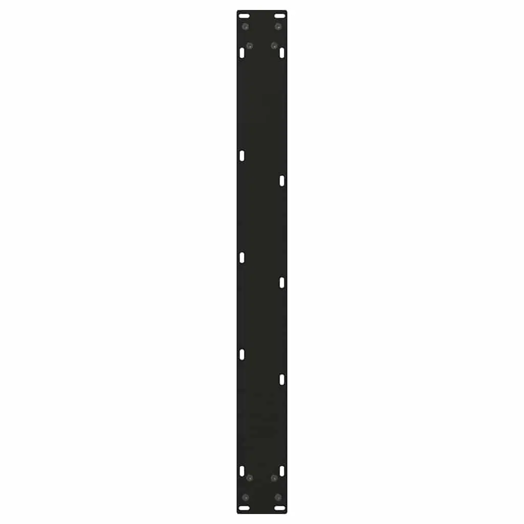 Dining Table Legs V-Shape Black 80x72-73.3cm Steel Adjustable
