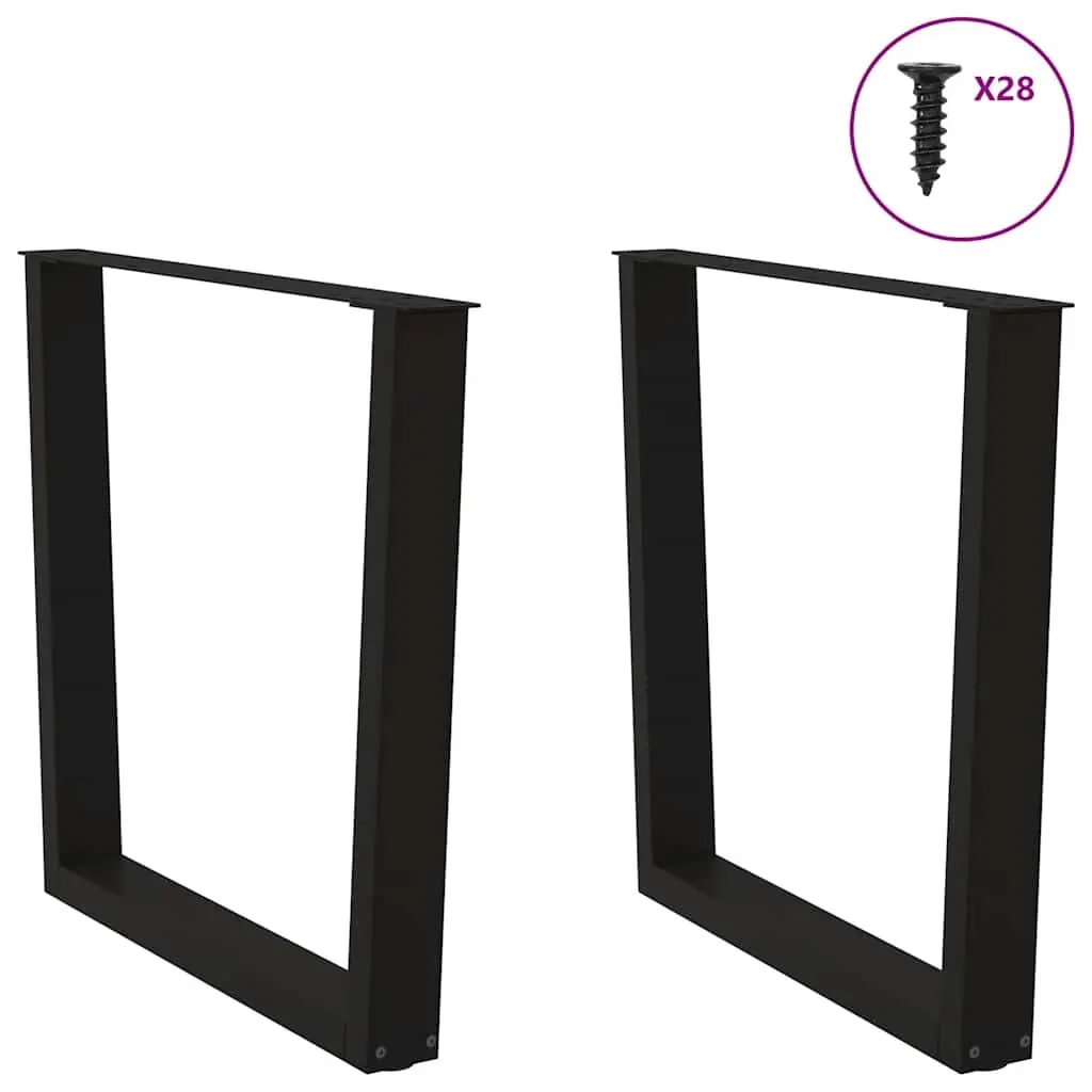 V-Shape Dining Table Legs for Easy Assembly