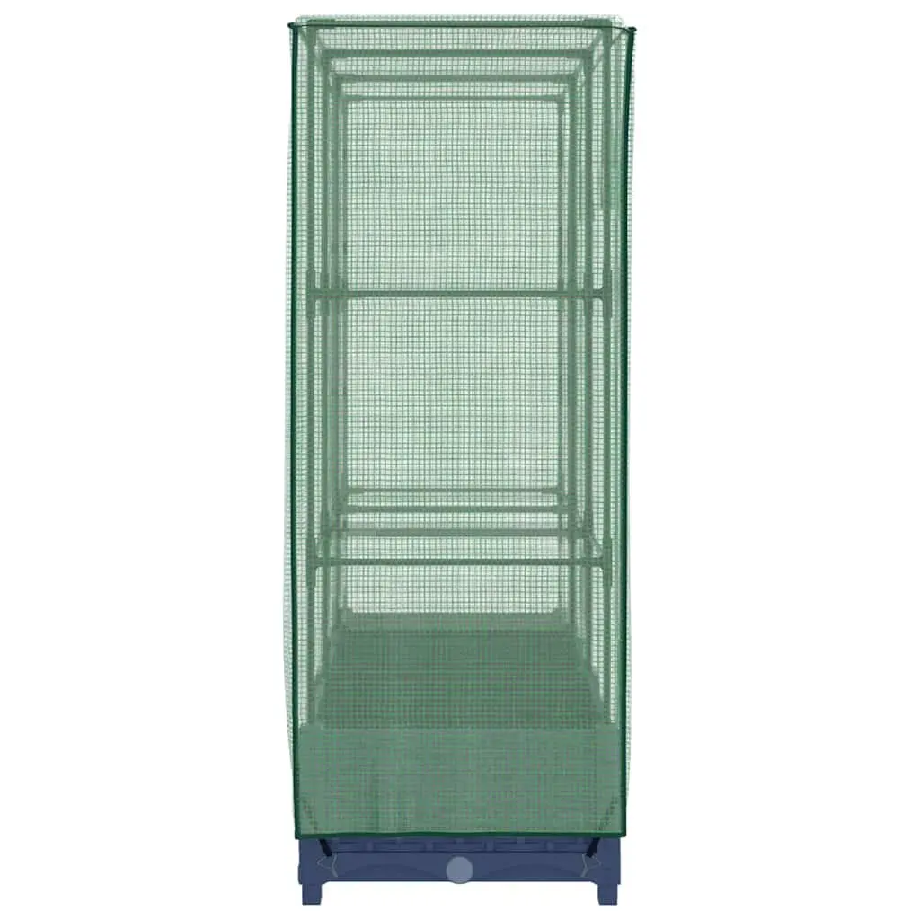 Raised Garden Bed Greenhouse Cover Polypropylene Frame 120 x 40 x 123 cm