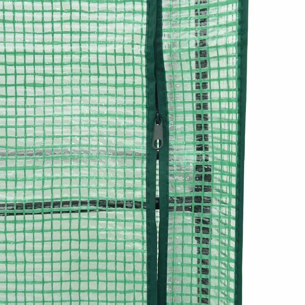 Raised Bed Greenhouse Cover Rattan Look Grey 160x40x138cm