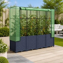 Create Your Garden Oasis with a Raised Bed and Greenhouse Cover