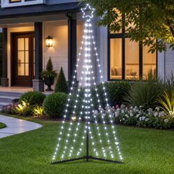 Friendly 187cm LED Christmas Tree with 8 Effects for You