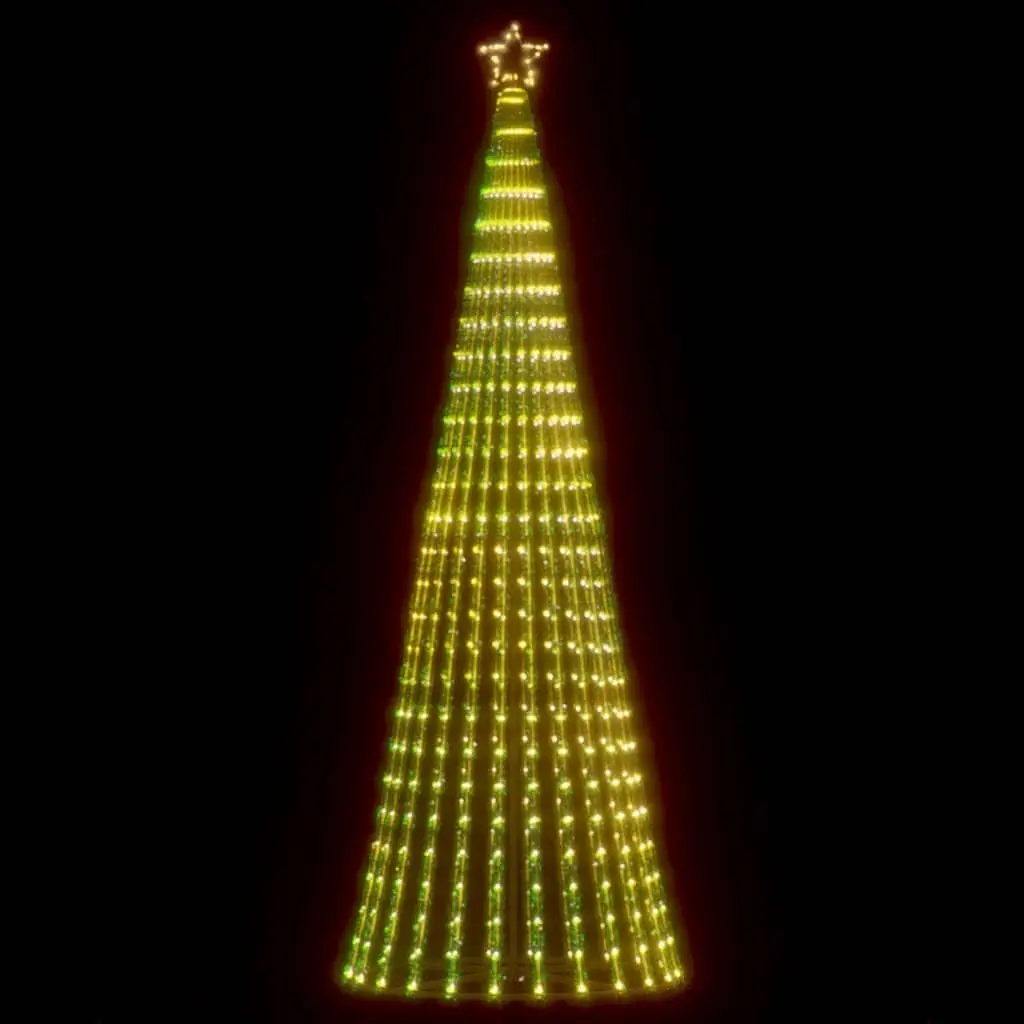 LED Christmas Tree 250cm Warm White Lights 8 Effects