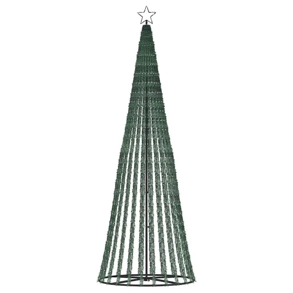 LED Christmas Tree 250cm Warm White Lights 8 Effects