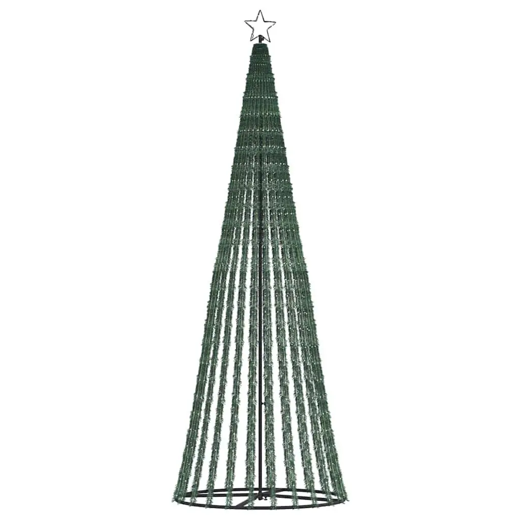 LED Christmas Tree 250cm Warm White Lights 8 Effects