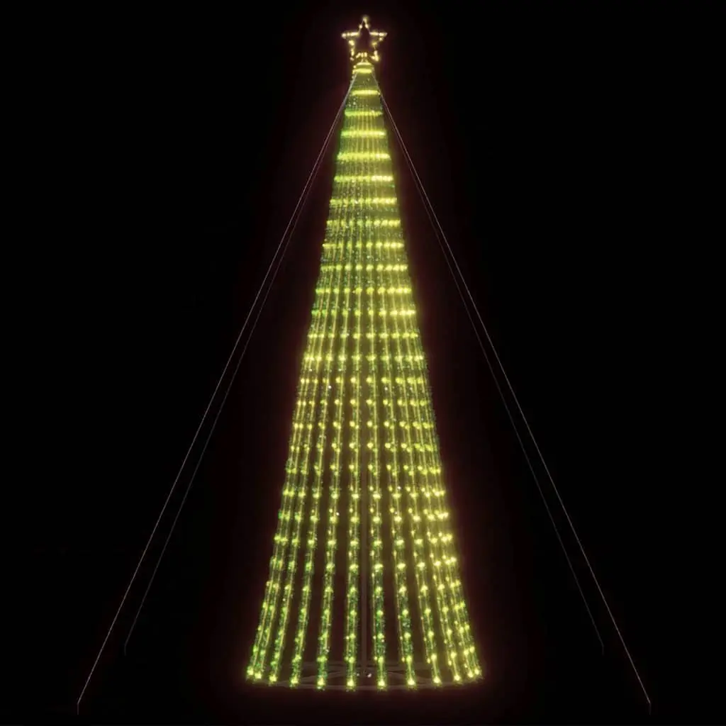 LED Christmas Tree 400cm Warm White Lights 8 Effects