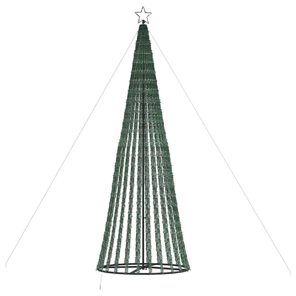LED Christmas Tree 400cm Warm White Lights 8 Effects